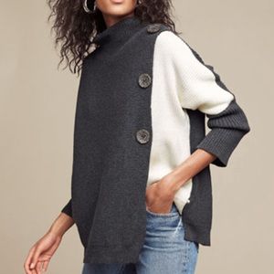 Neon Buddha Solstice Two-Tone Lightweight Cotton Pullover Sweater Oversized